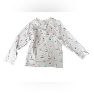 Kiddy Flowers Flamingo Rash Guard Kenny Flowers Swim Girl’s Size‎ 7/8